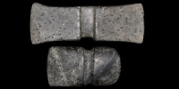 Prehistoric - North America - Stone Double-Bitted Axe and Axe Hammer