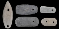Prehistoric - North America - Group of Gorgets and Pendants