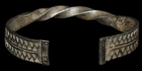 Viking - Silver Part-Twist Bracelet