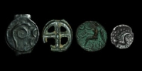 Celtic - Class 1 Potin, Cunobelin Bronze, Iceni Unit and Wheel Money
