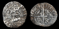 Scotland - Robert the Bruce - Unique Long Cross Halfpenny