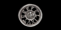 Style Silver-Gilt Openwork Epigraphic Mount