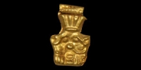 Gold Bes Amulet