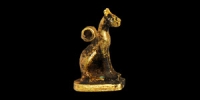 Gold Bastet Amulet