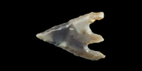 Flint Barbed and Tanged Arrowhead