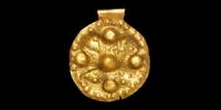 Gold Scutiform Pendant