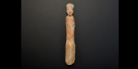 Wooden Painted Boatman Figurine