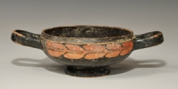 Ceramic Blackware Skyphos