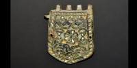 Bronze Enamelled Belt Plate
