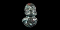 Bronze Stud with Bearded Face