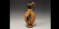 Style Ceramic Figural Olpe