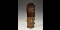Style Bronze Arm Guard with Gold Inlay