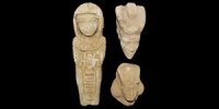 Style Terracotta and Composition Figural Group