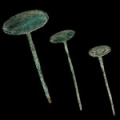 Bronze Age - Three Large Headed Pins