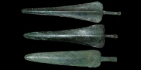 Bronze Age - Luristan - Three Bronze Spearheads