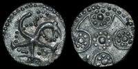 Anglo-Saxon - Series H, type 39 - Sceatta