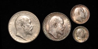 Edward VII - Group of Silver Coins [4]