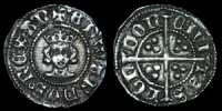 English Medieval - Edward III - Treaty Series - Halfpenny