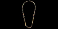 Glass Polychrome Bead Necklace