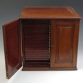 Coin Cabinet - Antique Mahogany