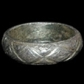 English Medieval - Silver Gilt Finger Ring