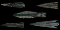 Roman/Greek - Five Bronze Arrowheads