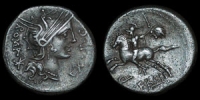 Roman Republic - M. Sergius Silus - Denarius