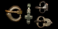 Reliquary Pendant Cross and Buckles