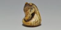 Moghul Bone Horse (Knight) Chess Piece