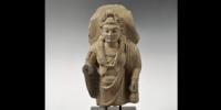 Schist Buddha as Prince Statue