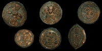 English Medieval - Six Electrotypes of Seal Impressions