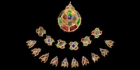 Moghul Gold Necklace Elements