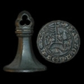 English Medieval - Bronze Seal Matrix - RICARDI TAS