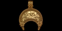 Roman - Lunette Filigree Pendant