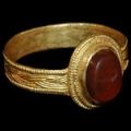 Roman - Gold Ring with Intaglio Gemstone