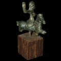 British Celtic - Bronze Horse and Rider Figurine