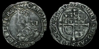 English Stuart - Charles I - Sixpence - Tower