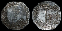 English Stuart - Charles I - Halfcrown - Tower Under Parliament
