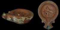 Roman - Panther Oil Lamp