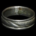 English Medieval - Silver Gilt Finger Ring