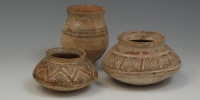 Indus Valley Bronze Age  - Three Pottery Vessels