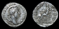 Hadrian - Concord - Denarius
