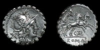 C Juventius Thalna - Serrate Denarius