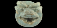 Faience Lion Mask