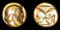 Mytilene - Lesbos - Two Rams - Electrum Hekte (1/6 Stater)