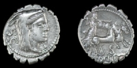 L. Procilius - Serrate Denarius