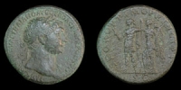 Trajan - Emperor and Victory - Sestertius