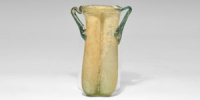 Green Glass Double Balsamarium