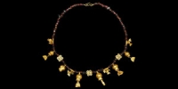Hellenistic - Gold and Garnet Necklace