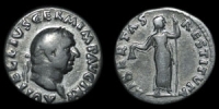 Roman Empire - Vitellius - Libertas Denarius